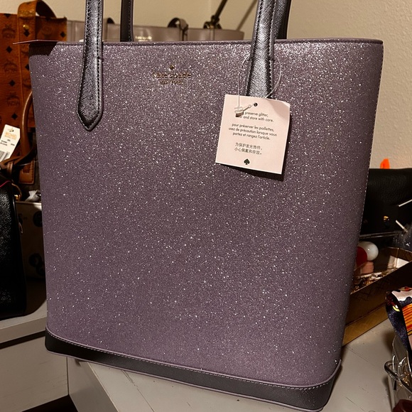 NWT Kate Spade Tinsel Tote Entry - Picture 6 of 7